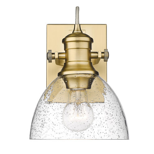 Hines 1 Light 8 inch Brushed Champagne Bronze Vanity Lighting Wall Light, Convertible